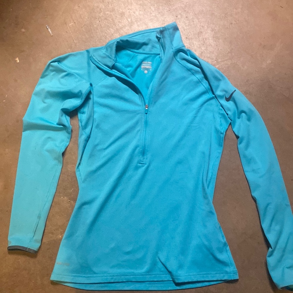 Nike Blue Thermal quarter zip